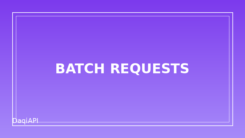 Batch Requests to Save