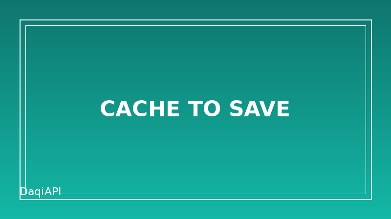 Cache Responses to Cut Costs