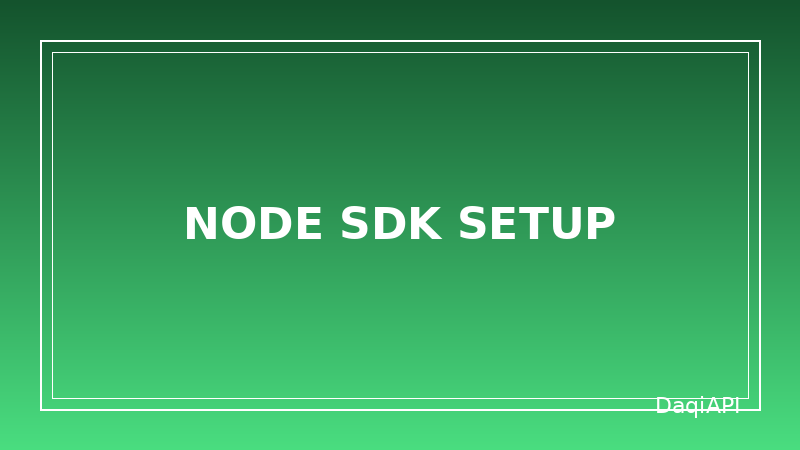 Connect the OpenAI Node SDK