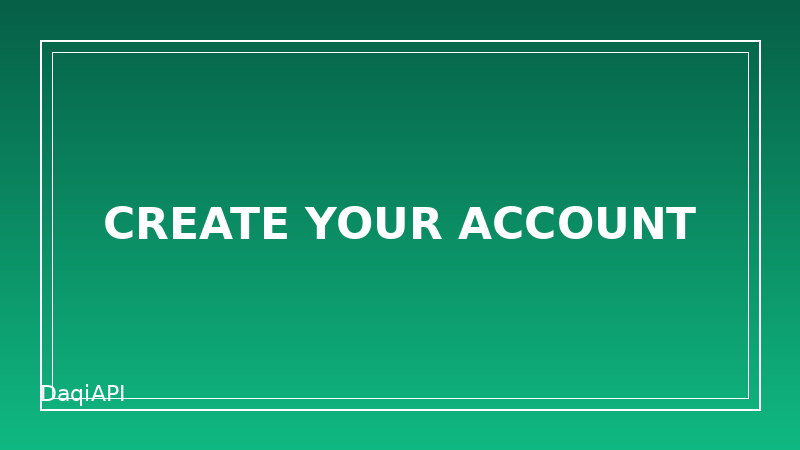 Create Your Account in Minutes
