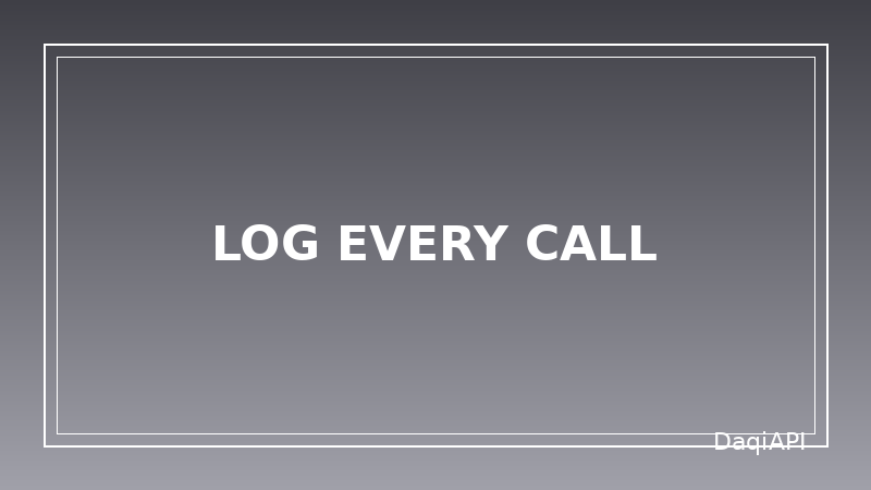 Log Every API Call Without Slowing Down