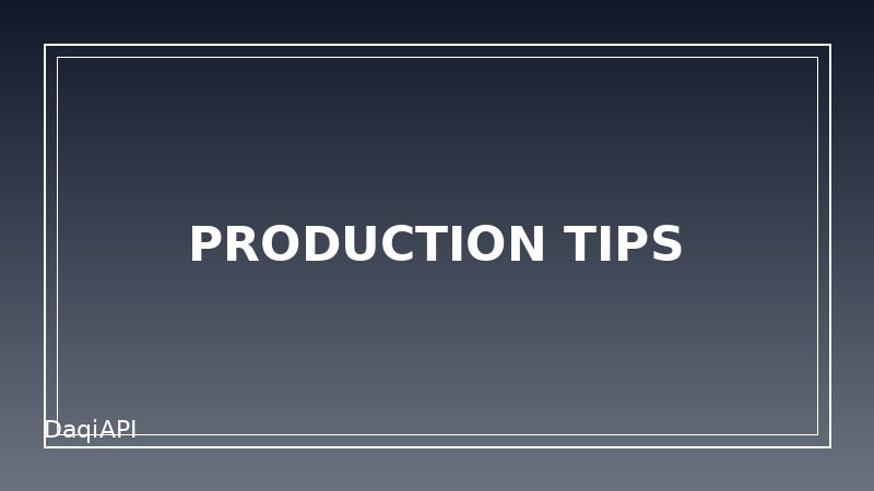 Production Best Practices for LLM Apps