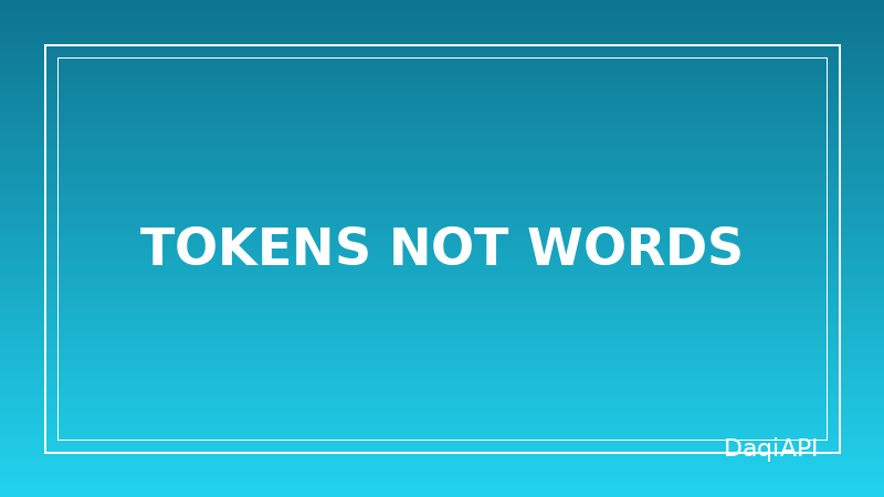 Tokens, Not Words: How Tokenization Affects Your Bill